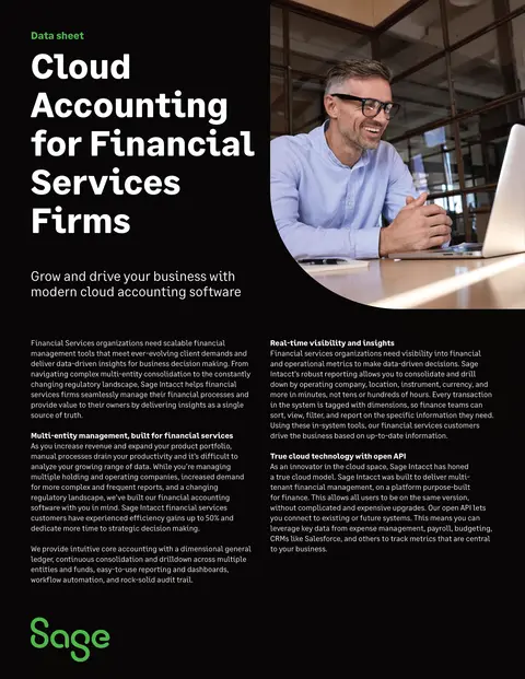 Cloud Accounting for Financial Services Firms