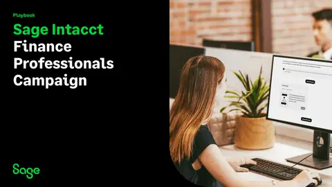 Sage Intacct Finance Professionals Campaign