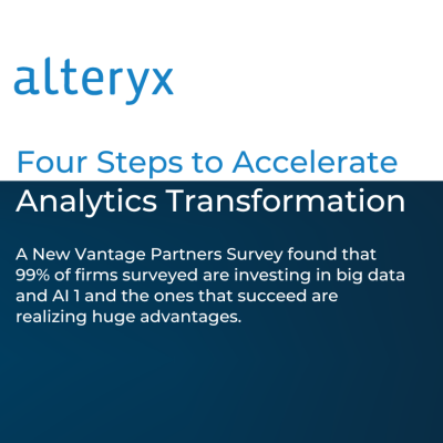 Four Steps to Accelerate Analytics Transformation: Introduction