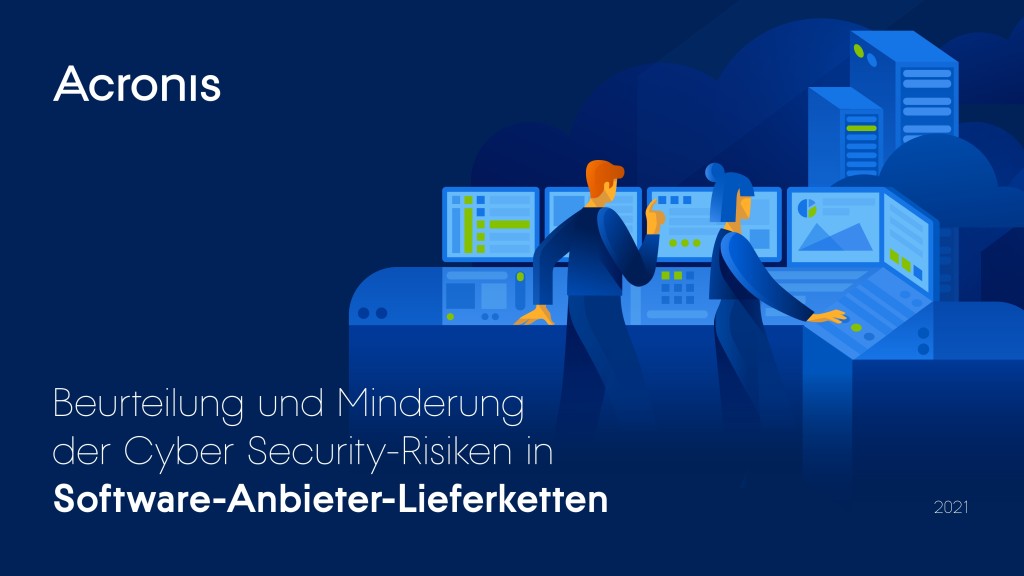 Beurteilung und Minderung der Cyber Security-Risiken in Software-Anbieter-Lieferketten