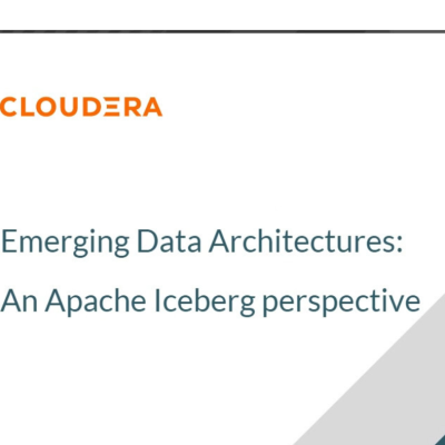 Emerging data architectures: An Apache Iceberg perspective