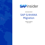 SAPinsider: S/4HANA Migration Report 2023