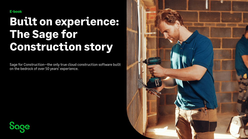 Built on experience: The Sage for Construction story