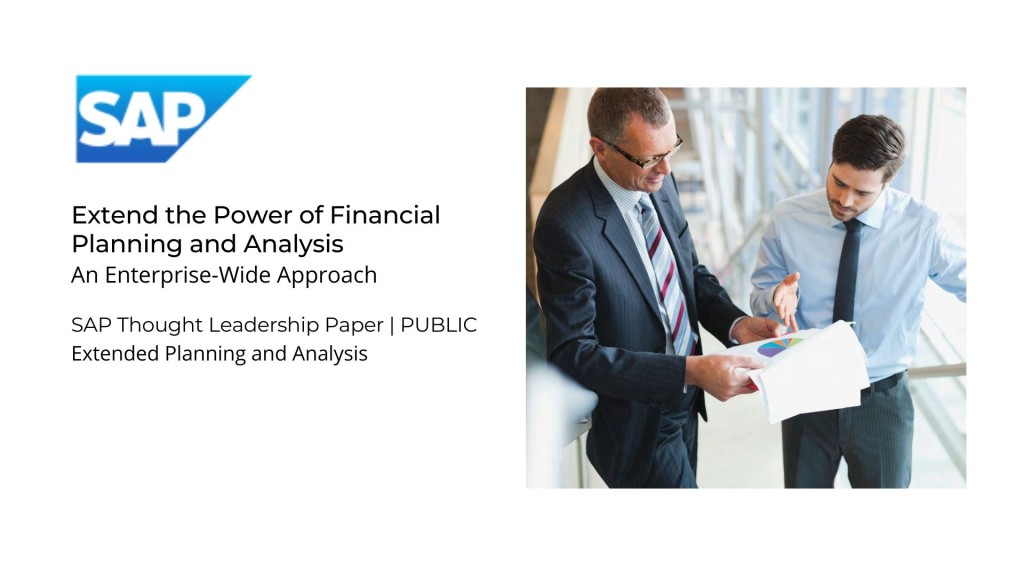 Extend the Power of Financial Planning and Analysis