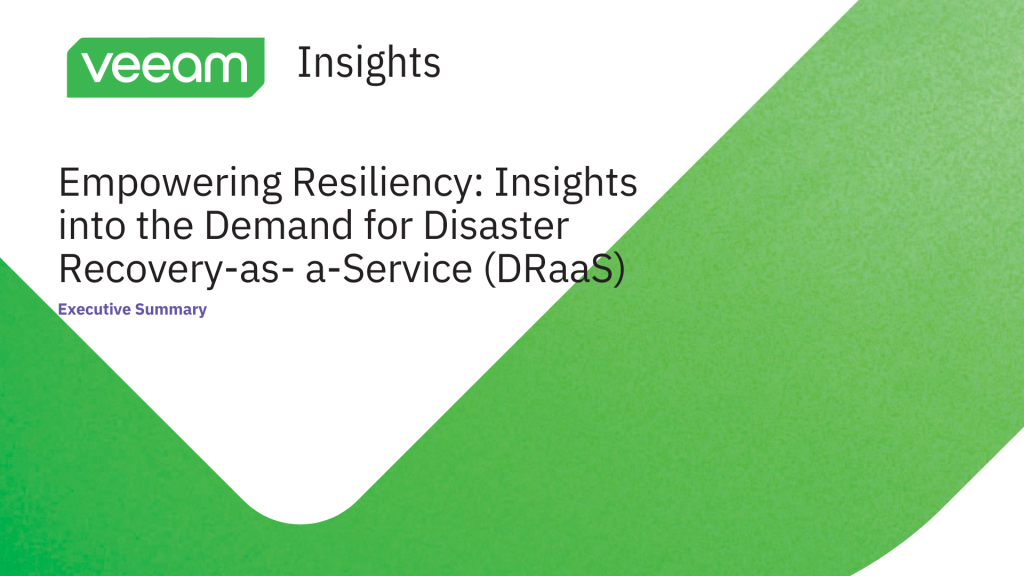 Empowering Resiliency: Insights into the Demand for Disaster Recovery-as-a-Service (DRaaS)
